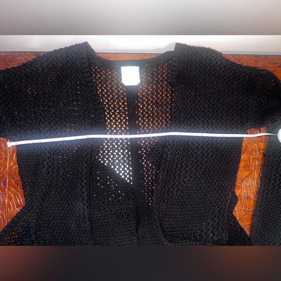 ⭐️Harper Heritage ⭐️ from Francesca’s⭐️ Black long sleeve sweater Duster ⭐️ - Picture 12 of 15